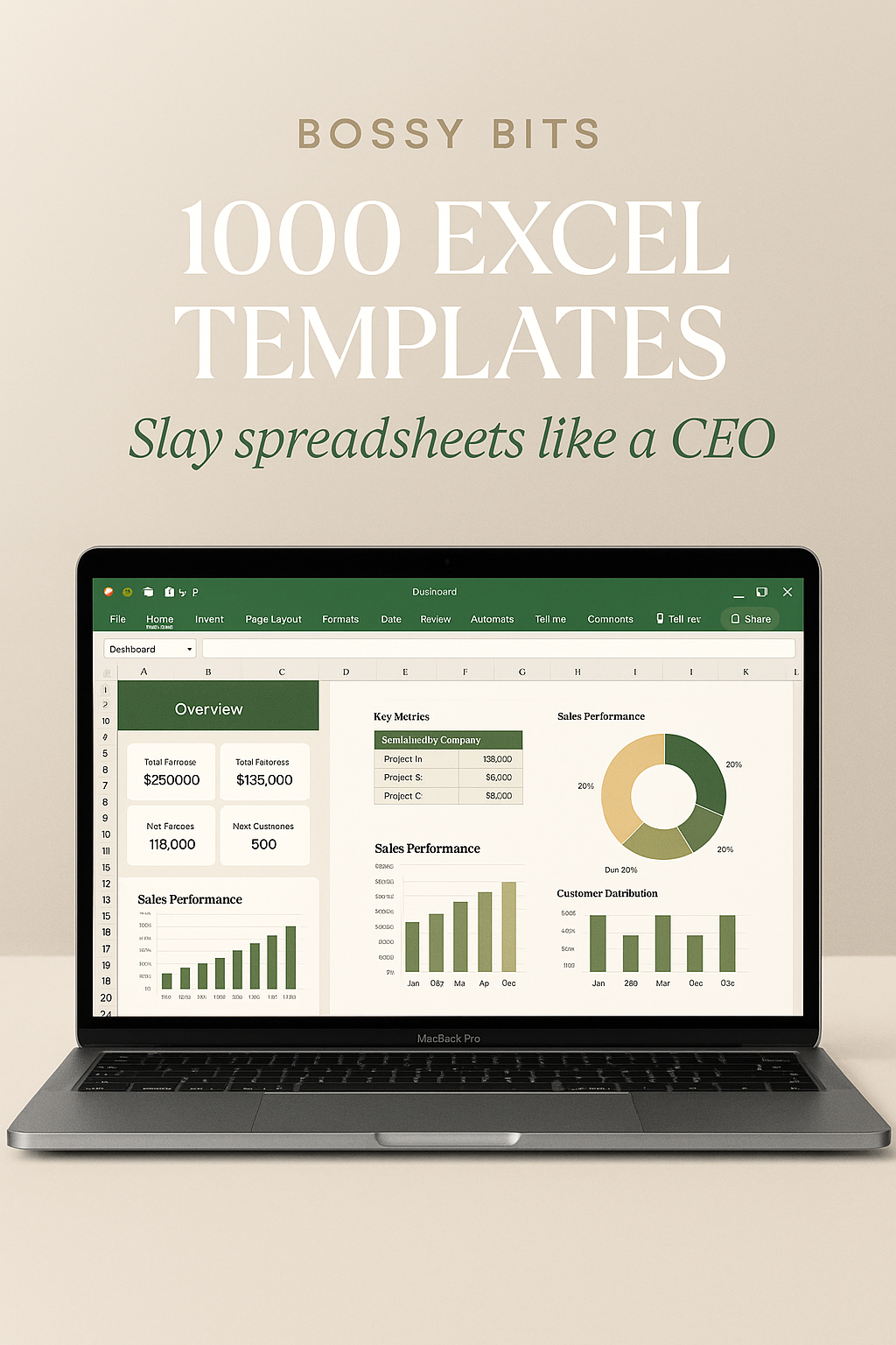 Bossy Bits: 1000+ Ultimate Excel Spreadsheet Bundle | Financial, Business &amp; Productivity Templates!