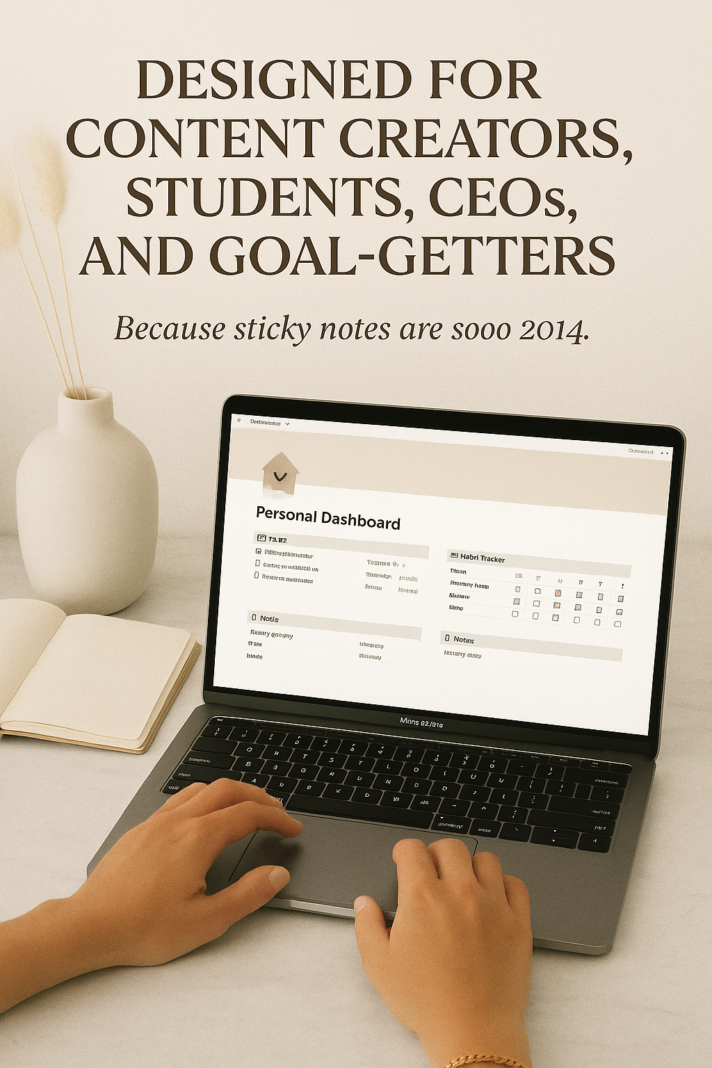 Bossy Bits: 100+ Premium Dark Mode Notion Templates and PLR Mockups – Ultimate Planner Dashboard!